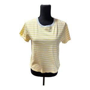 Yellow Striped Women's Top